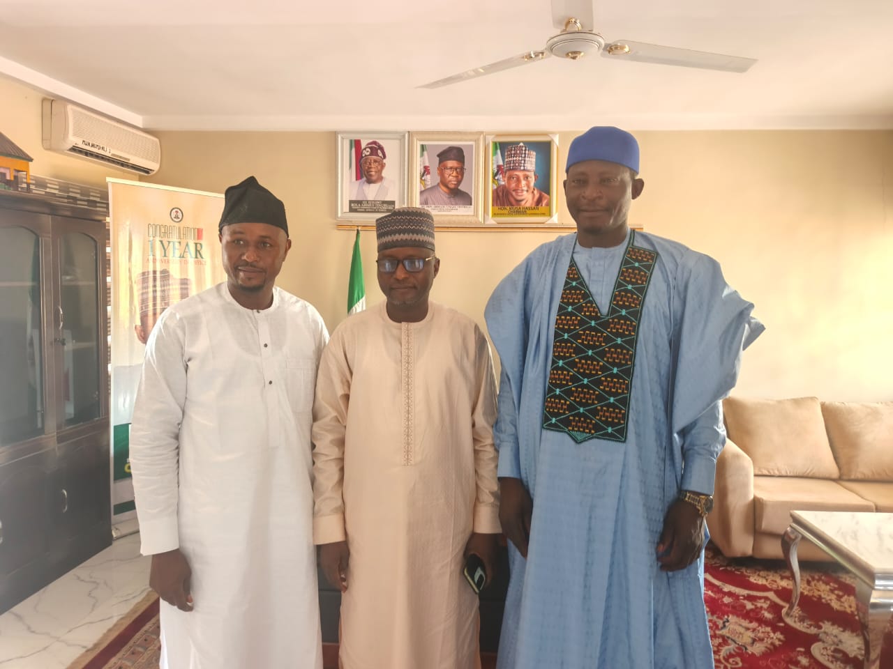 ADSU VC Pays Congratulatory visit to Mubi North LG Chairman